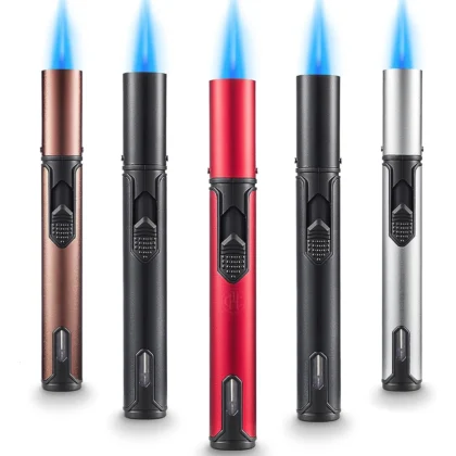 encendedor de lápiz recargable con llama jet ajustable