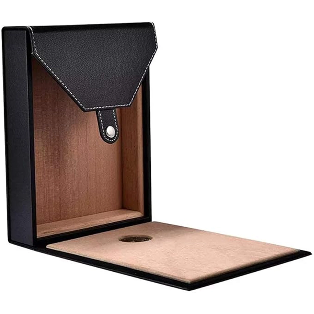 humidor portátil para cigarros con interior en cedro